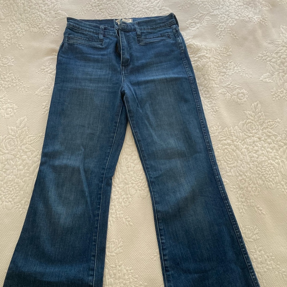 Madewell flea market flares kara wash